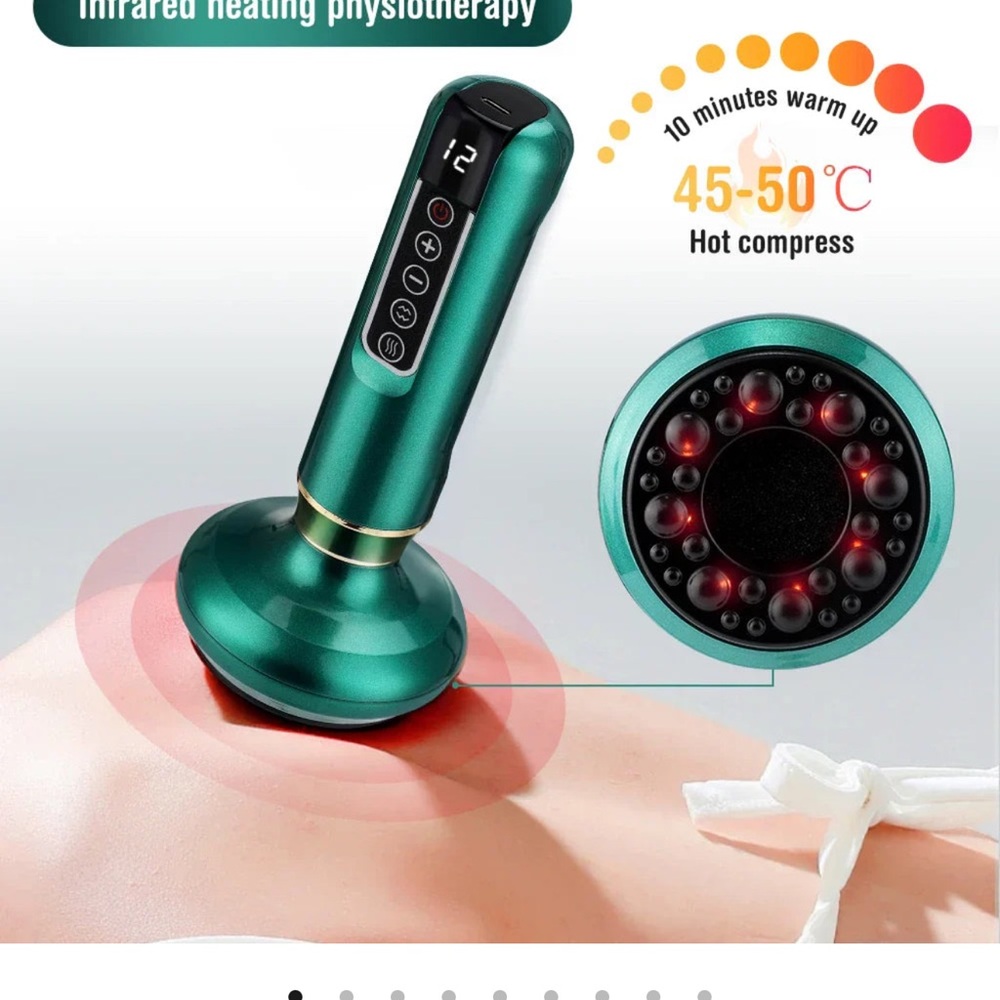 Green Infrared Heating Massager. Perfect for cellulite & loose skin .